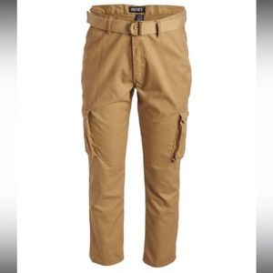 Reset | Wheat Cargo Pants with Belt- Men NWT 40x32